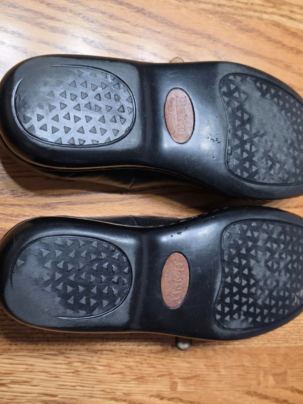 born Mary Jane Flats Buckle Closure Black leather Preppy Boho Women Size 7.5 - Picture 6 of 8